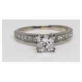 Princess Cut Diamond Ring, Retail Value: $4,199