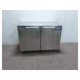 Stainless Steel Double Door Commercial Fridge