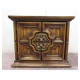 Vintage Decorative End Table w/ Cabinet