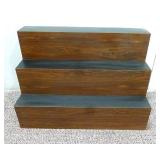 3 Tier Display Shelf  30" x 21" x 15"