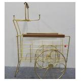 Golden Garden Plant Cart