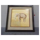 Framed Elephant Print