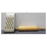 Cheese Grater & Rolling Pin