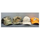 (4) Hunting Hats - Assorted Sizes