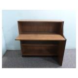 Medium Dark Colored Office Desk (43"x2