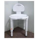 White Shower Seat