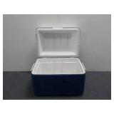 Blue & White Coleman Cooler (15x21"x15")