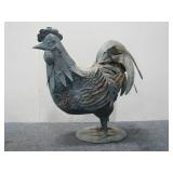 Metal Chicken Decor (17"x18")