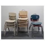 (10) Small Children School Chairs