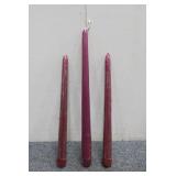 (3) Assorted Candles