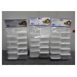 (3) New 10 packs of SureFresh Reusable Containers