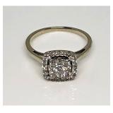 Round .27CT Brilliant Diamond Ring, Appraised $799