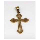 10k Gold Cross Pendant