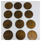 32 One Dollar Foreign Coins 1911-1947