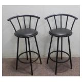 (2) Spinning Bar Chairs