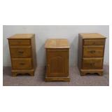 (3) Matching Bedside Tables