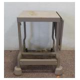 Metal Rolling Table w/ Folding End