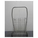 Metal Rolling Laundry Cart