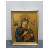 Framed Religious Print