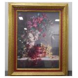 Framed Floral & Fruit Print