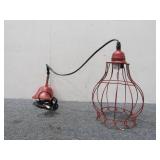 Red Ceiling Hanging Light Fixture