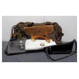 Large Cabelas Duffel Bag and (3) Small Purses
