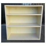 White 2 Tier Wooden Shelf 13.5" x 30" x 30"