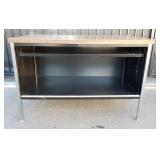 Metal/Wood Shelf w/ Metal Divider 24" x 43" x 29"