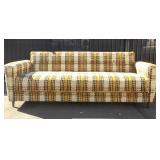 Old Fasioned Brown/Cream Couch