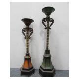 (2) Candle Holders