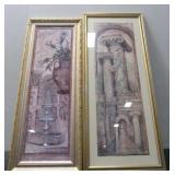 (2) Home Decor Framed Prints