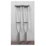 Pair of Guardian Adjustable Frame Crutches