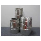 (4) 10" 26gal Ducts w/ (1) 12" 26gal Duct