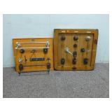 (2) Hardware Display Boards W/ Door Knobs & More
