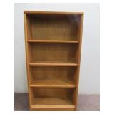 Solid Oak Bookshelf 31" x 12" x 61"