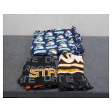 (1) Chargers Blanket w/ (2) OSU Blanket
