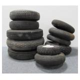 Assorted Lug Trailer Tires and More