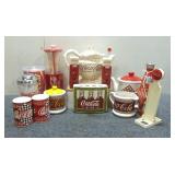 14pc Coca Cola Set - (2) Salt & Pepper Shaker Sets
