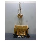 (2) Marble Candle Sticks & Additional Home Decor
