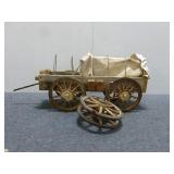 Wooden Wagon & 8" Wheels Decor