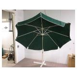 Large Green Patio Umbrella (107"x65")