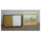 Gold Framed Mountain Shata - 31" x 26"