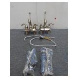 (3) Metal Sink Heads & Accessories