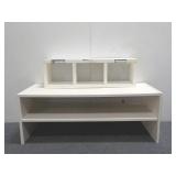 (2) Wooden Shelving Units