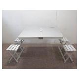 Folding Camp Table w/ Seats