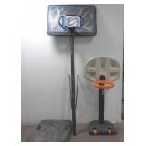 (2) Basketball Hoops & Stands