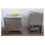 Rolling Plate Warmer w/ Coffee/Hot Water Dispenser