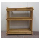 3-Tier Wooden Shelving Unit