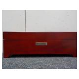 26-Slot Wooden Antique Coin Box