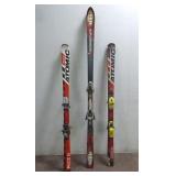 (1) Atomic Race 6 Skis w/ Marker Bindings - 58"